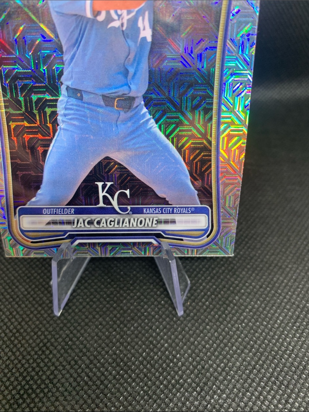 Kansas City Royals Jac Caglianone Chrome Refractor Rookie Card Pristine Shape - Picture 6 of 9